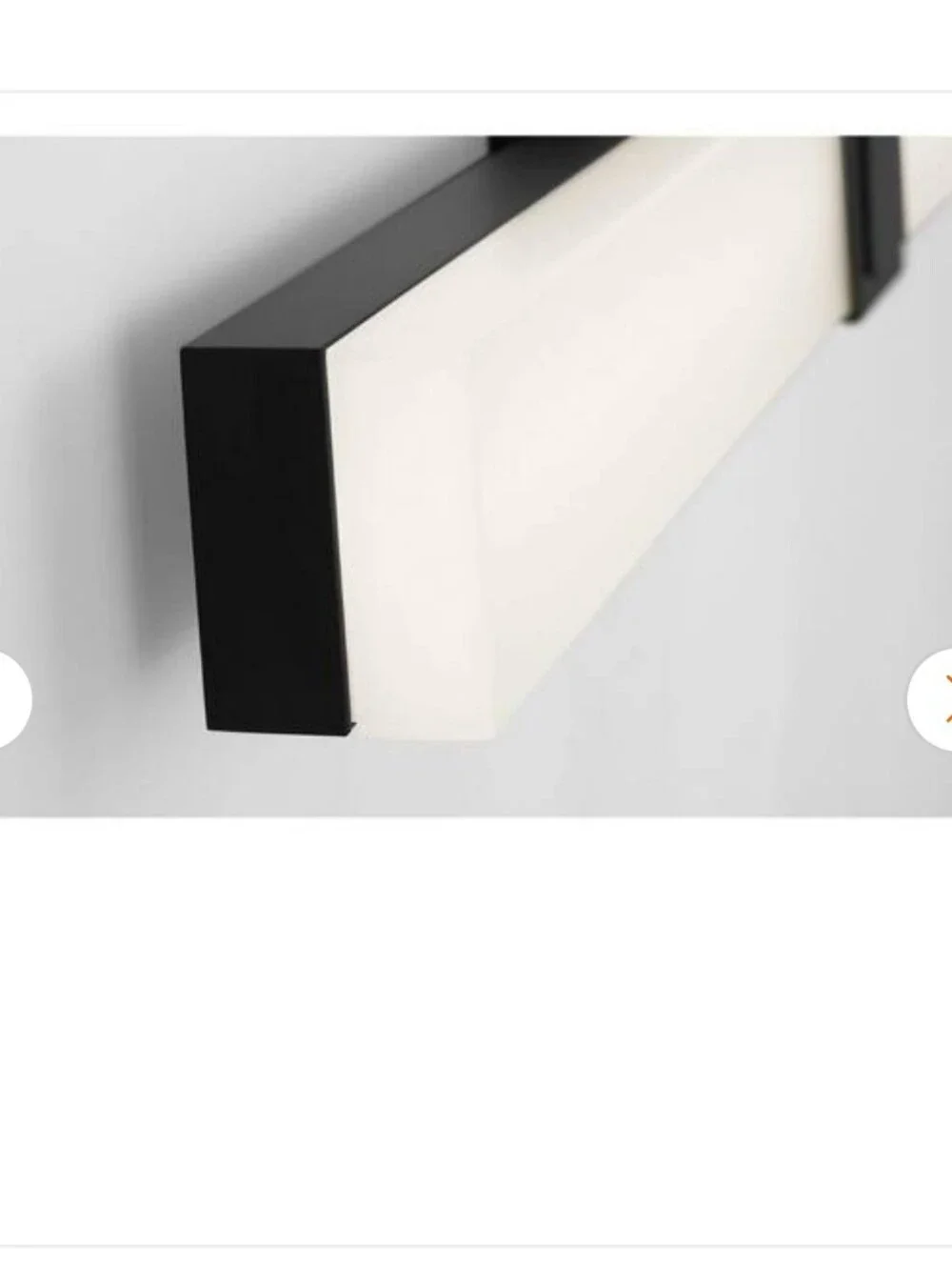 Generation Lighting Fentress 24 in Midnight Black Modern Dimmable Vanity Light